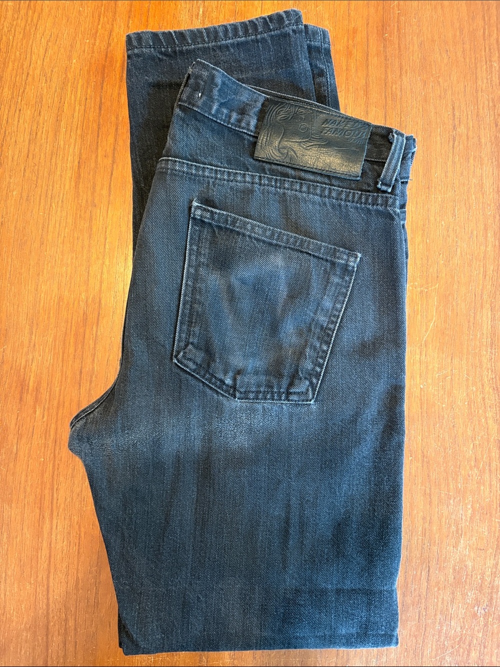 🔥Naked & Famous Deadstock Double Black Selvedge🔥34”x32”